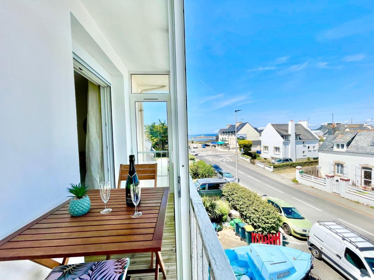 Le Phare Ouest - 80 M De La Mer - Vue Ocean Sur Le Balcon - Entierement Renove - Internet Haut Debit - Nouveau Пломер Екстер'єр фото